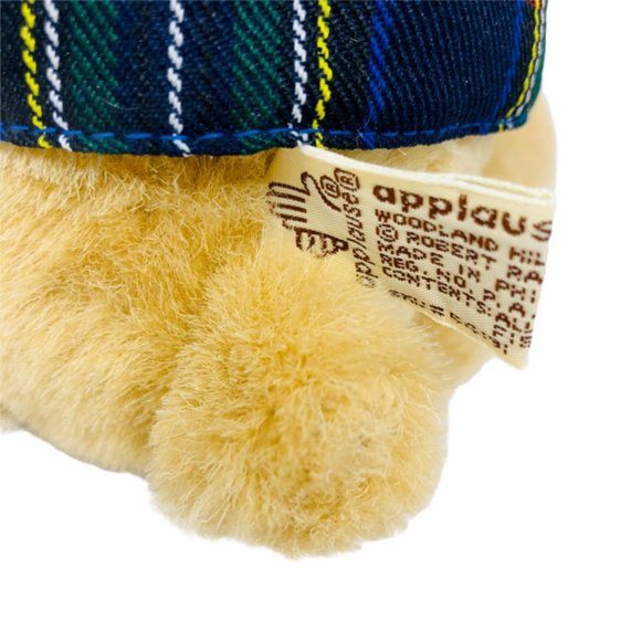 Vintage Raikes Papa Bear Wooden Face Plush Applause Moveable Arms and Legs - Picture 5 of 8